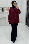 Rosa Triko Tunik Bordo